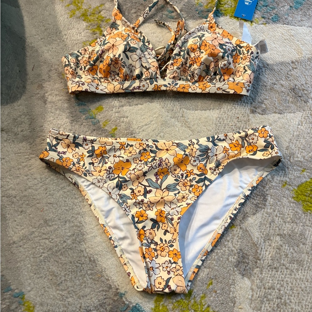 Cupshe Floral Bikini Set